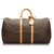 Louis Vuitton Brown Monogram Keepall 55 Leather Cloth  ref.172839
