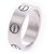 Cartier love ring #49 Silvery Silver  ref.173194