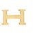 Hermès CONSTANCE H RUCHAS DE ORO Dorado Metal  ref.173409