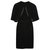 Chanel black silk dress with bow  ref.173412