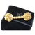 Chanel Camellia barrette brooch. Golden Metal  ref.173515