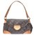 Louis Vuitton Beverly MM33 Brown Cloth  ref.173519