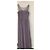 Vera Wang Abito da sera con tulle e paillettes Rosa Porpora - vista 6