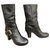 Chloé p boots 37,5 Black Leather  ref.173637