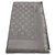 Louis Vuitton monogram pearl gray shawl Grey Silk Wool  ref.173683