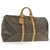Louis Vuitton Keepall 55 Brown Cloth  ref.173946