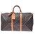 Louis Vuitton Keepall 50 Brown Cloth  ref.173959
