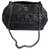 Chanel Black Leather  ref.174035