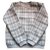 Nanushka Tricots Coton Polyester Laine Blanc Gris  ref.174065