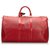 Louis Vuitton Red Epi Keepall 50 Rosso Pelle  ref.174084