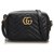 Gucci Black Quilted Leather Marmont Crossbody Bag  ref.174107