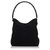 Gucci Black Bamboo Nylon Shoulder Bag Suede Leather  ref.174119