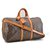 Louis Vuitton Keepall Bandouliere 50 Brown Cloth  ref.174151