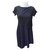 Balenciaga Dresses Black Navy blue Wool Elastane Rayon  ref.174159