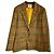 Old England Lambswool Blazer Braun Beige Dunkelgrün