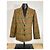 Old England Lambswool Blazer Braun Beige Dunkelgrün - Ansicht 2