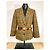Old England Lambswool Blazer Braun Beige Dunkelgrün - Ansicht 4