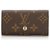 Louis Vuitton Brown Monoram Key Holder Wallet Cloth  ref.174314