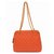 Chanel Caviar Shoulder Bag Orange Leather  ref.174361