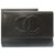 Chanel CC Mark Black Leather  ref.174486