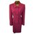 Georges Rech Skirt suit Pink Wool Polyamide  ref.174536