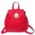 Dior Vintage Backpack Red Leather  ref.174650