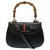 Gucci Bamboo Hand Bag Black Leather  ref.174701
