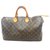 Louis Vuitton Speedy 40 Monogram Brown Leather  ref.174708