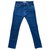 Galliano Pantalones Azul oscuro Algodón  ref.174726