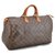 Louis Vuitton Speedy 40 Brown Cloth  ref.174749