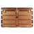 Magnífico baúl vintage Louis Vuitton Courier en lona a rayas 1880/1890, perfecto para decoración de interiores Castaño Cuero Lienzo Metal Madera  ref.174758