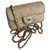 Classique Chanel Mini sac à rabat intemporel en python luxueux Cuir Cuirs exotiques Beige Écru  ref.174839