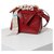 Sophie Hulme Bolt Leather Bag Red  ref.174869