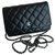 Chanel WOC Wallet on Chain w/dustbag and box Black Leather  ref.174909