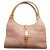 Gucci Handbags Pink Cognac Suede Leather  ref.174940