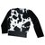Sonia Rykiel Sweatshirt mit Schwarzweißdruck, taille M. Baumwolle  ref.175054