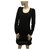 Elisabetta Franchi Black sweater dress Wool  ref.175077