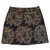 Karen Millen Skirts Black Golden Cotton Polyester  ref.175241