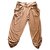 Autre Marque Harem pants in ultra fluid and soft caramel material Synthetic  ref.175301