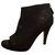 Chanel black boots T37 Lambskin  ref.175307