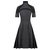 Céline black structured dress Wool  ref.175312
