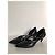 Décolleté Saint Laurent in pelle nera con borchie Nero - vista 2