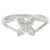 TIFFANY & CO. Diamond Victoria Ring Silvery Platinum  ref.175349