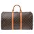 Louis Vuitton Keepall 50 Brown Cloth  ref.175444