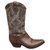 gauycho boots Sartore p 38 Dark brown Leather  ref.175448