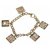Chanel CC Mark Blur Scrapes Dorado Metal  ref.175470