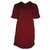 Marni Rotes Wollkleid Bordeaux Wolle Nylon  ref.175486