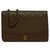 Wallet on Chain Gabrielle Chanel Beige Leather  ref.175514