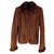 Max Mara Coats, Outerwear Brown Suede Fur  ref.175558