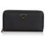 Prada Black Leather Long Wallet  ref.175563